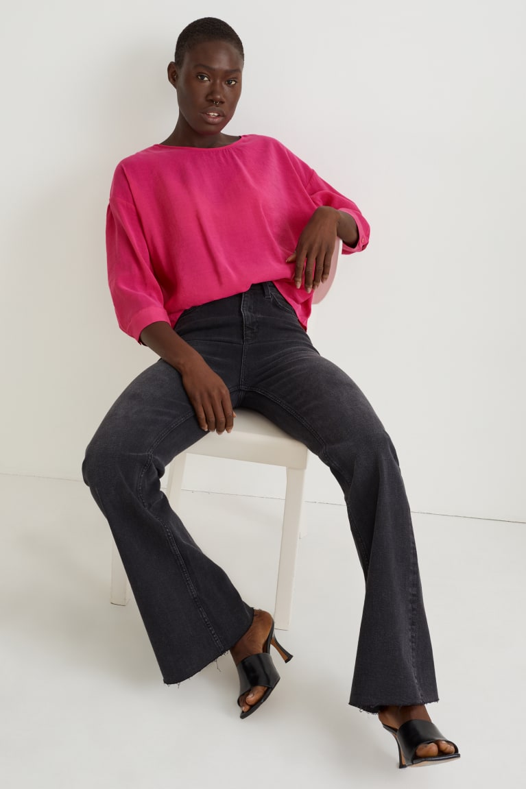 Pink C&A With Tencel™ Modal Fibres Women's Blouses | XNOIL-2953