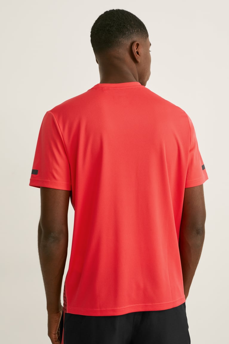 Red C&A Active Men's Top | ESDVC-6721