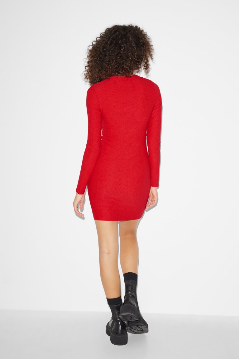 Red C&A Clockhouse Women's Dress | XGCJO-4162