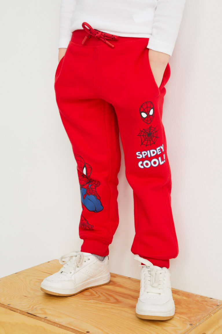 Red C&A Spider-man Joggers Boys' Trousers | OLSRX-2085