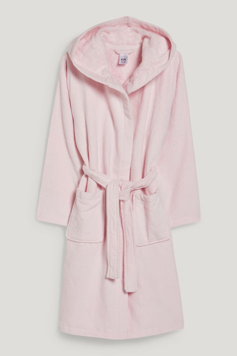 Rose C&A Bathrobe With Hood Girls\' Underwear | TEOXL-7594