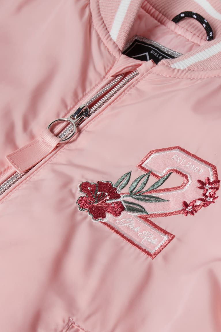 Rose C&A Bomber Girls' Jackets | UNSHT-8721