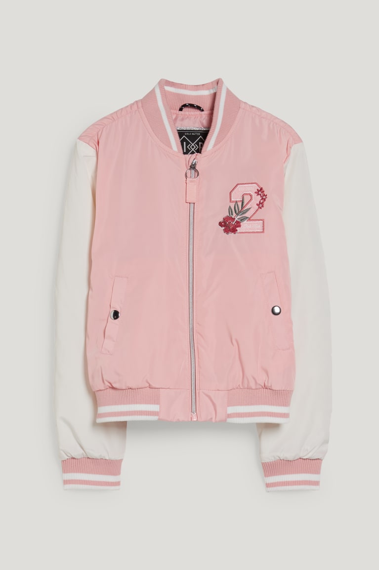 Rose C&A Bomber Girls\' Jackets | UNSHT-8721