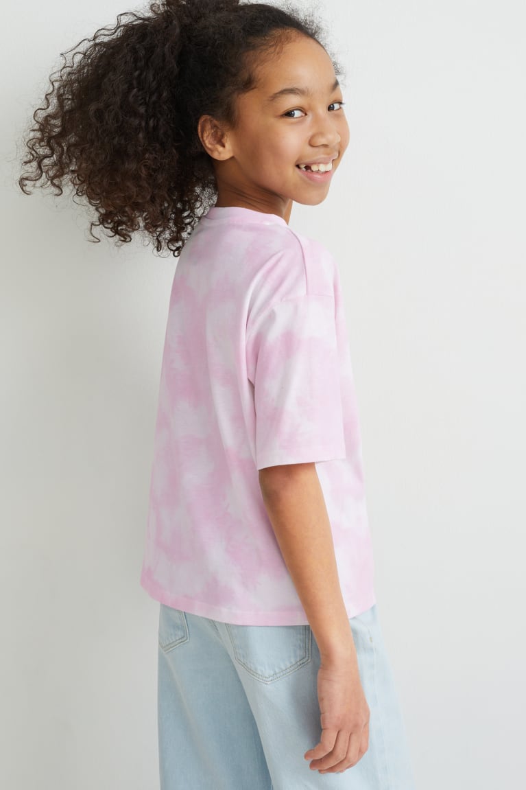 Rose C&A Pokémon Sleeve Girls' T-shirts | ZLNBV-5742