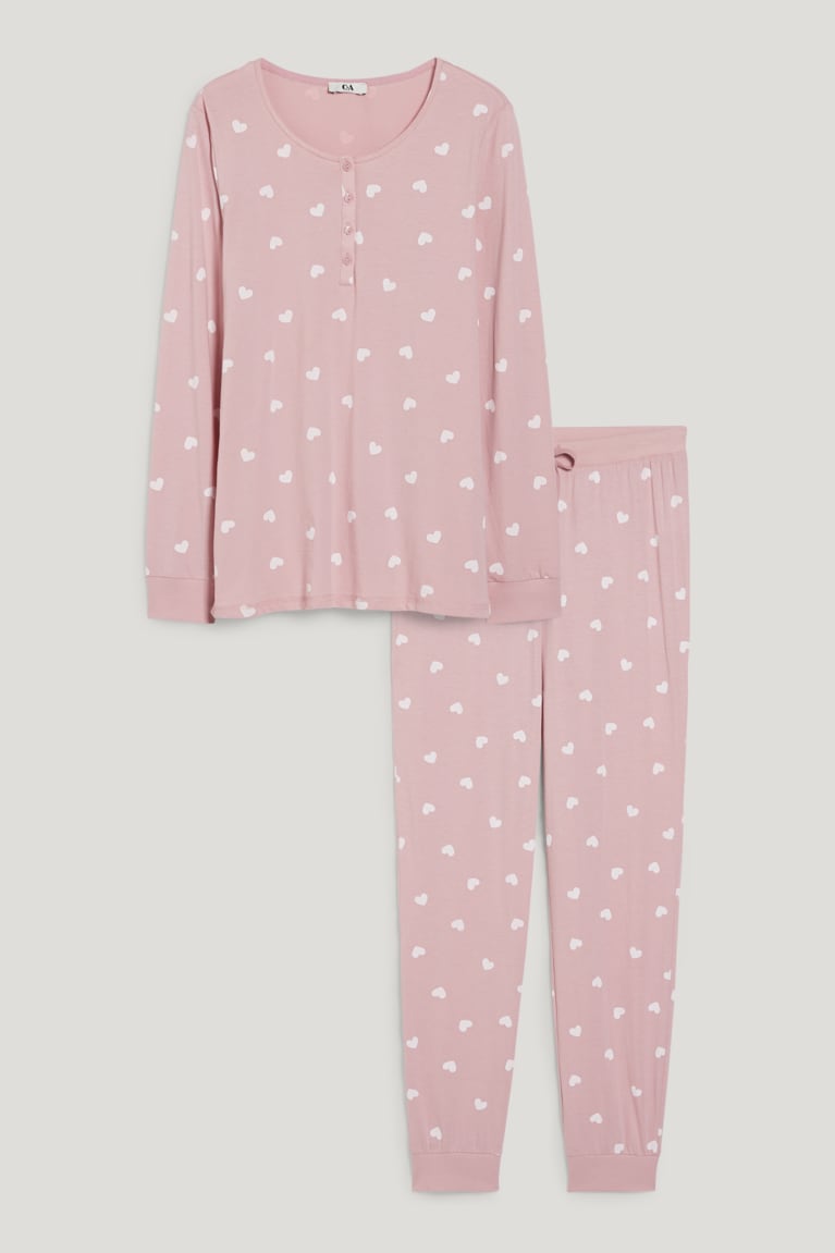 Rose C&A Pyjamas Patterned Women's Nightwear | KIHOE-6785