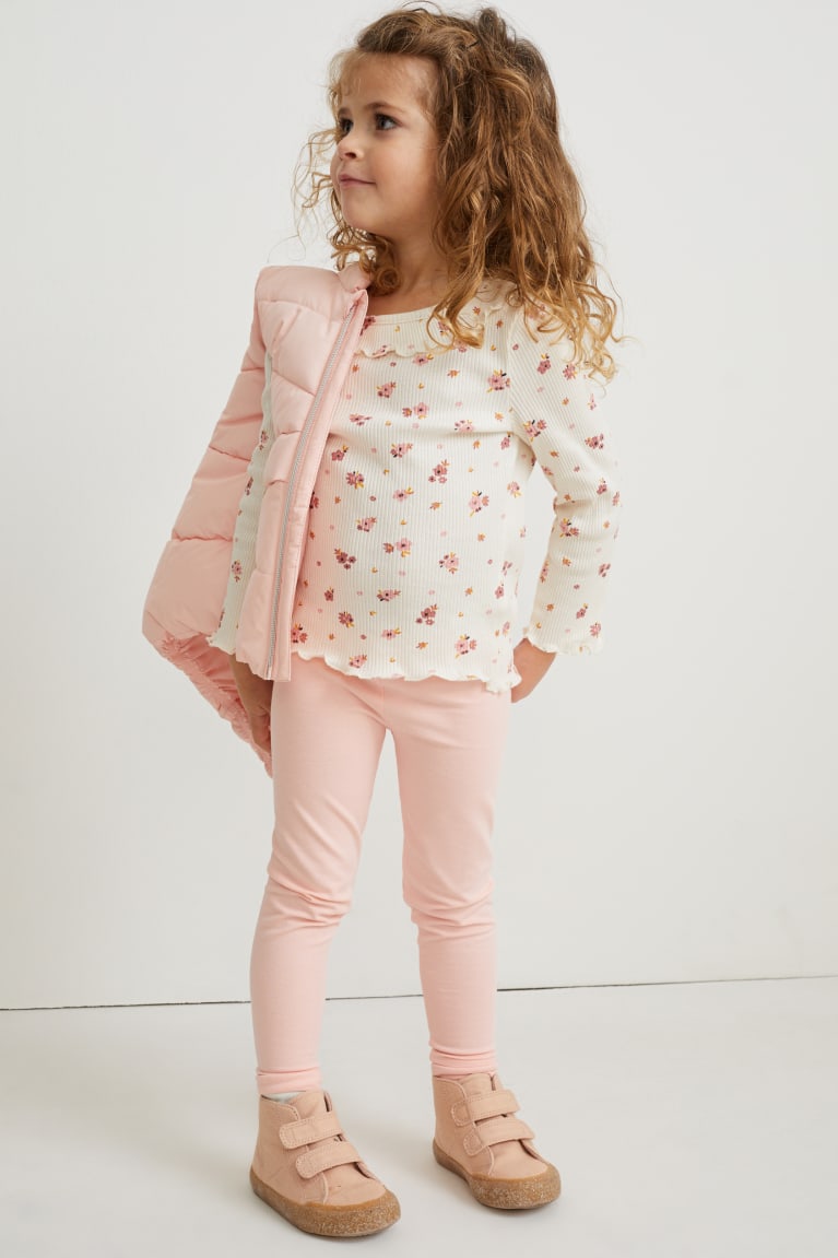 Rose C&A Quilted Gilet Recycled Girls' Jackets | XHLFZ-1879