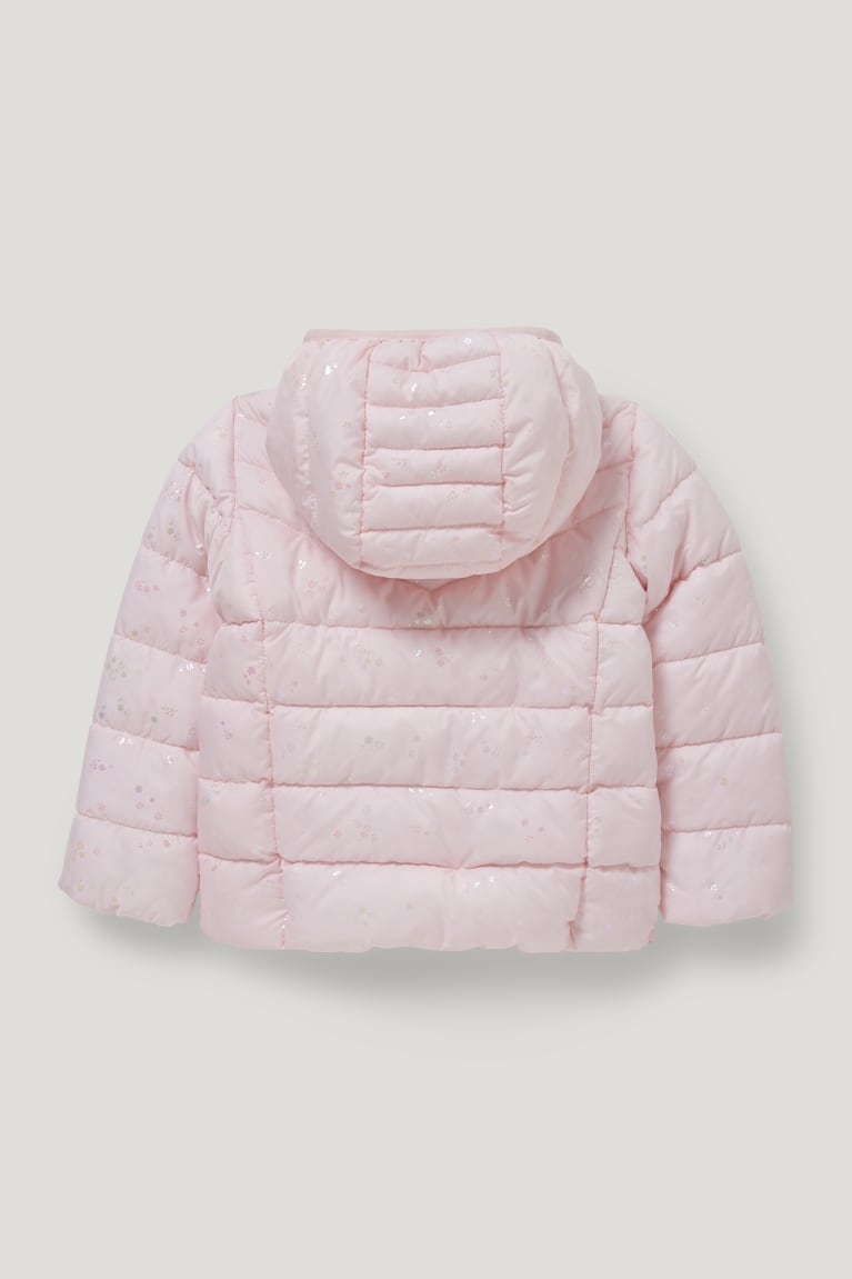 Rose C&A Quilted With Hood Recycled Girls' Jackets | OTVML-0981