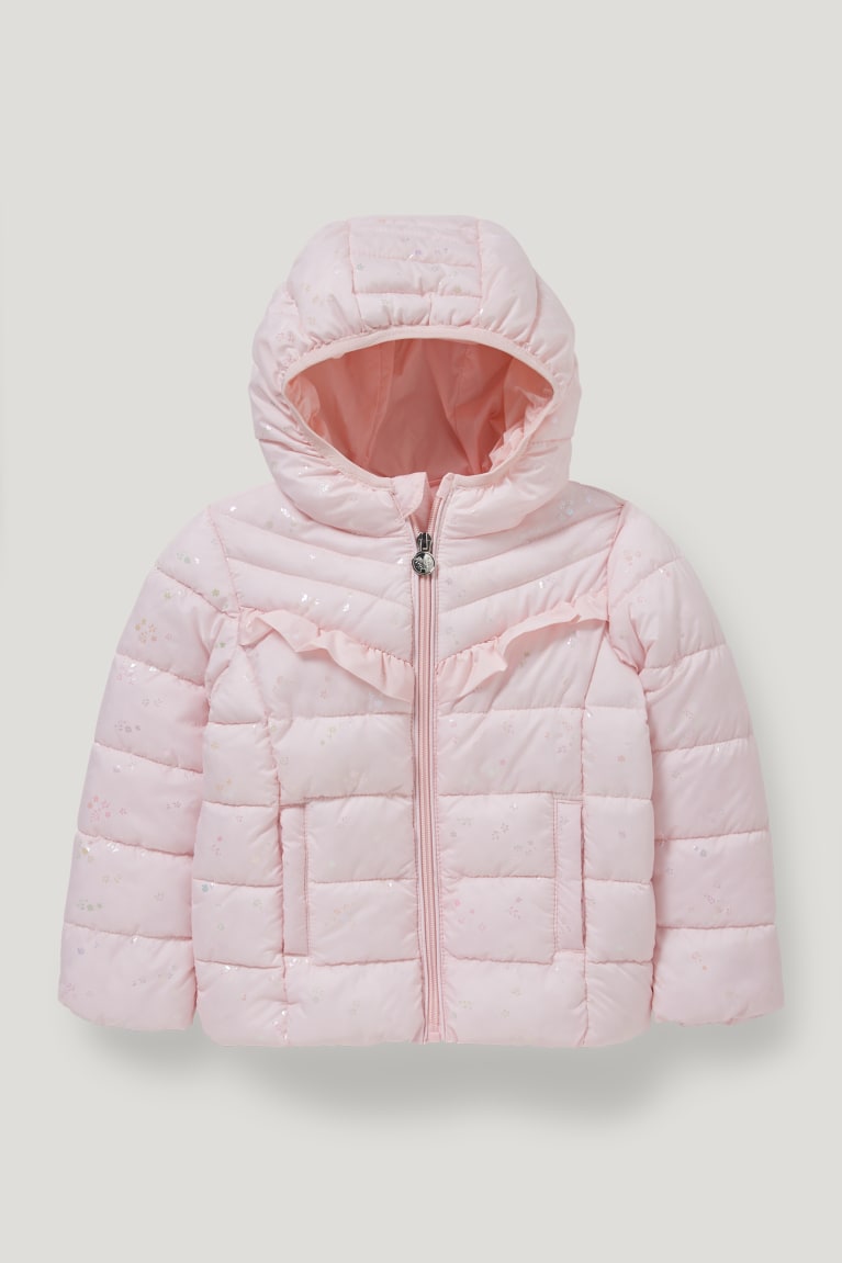 Rose C&A Quilted With Hood Recycled Girls\' Jackets | OTVML-0981