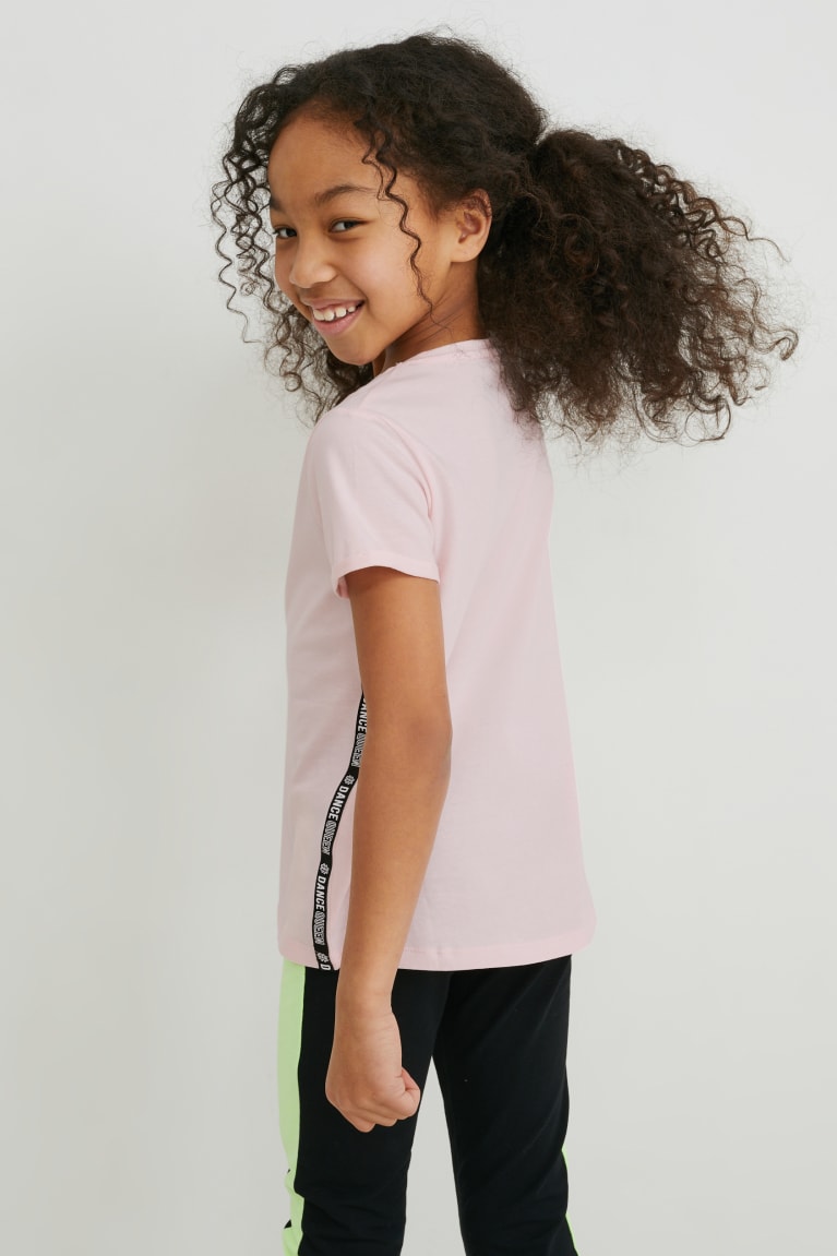 Rose C&A Sleeve Girls' T-shirts | DKBGU-3648