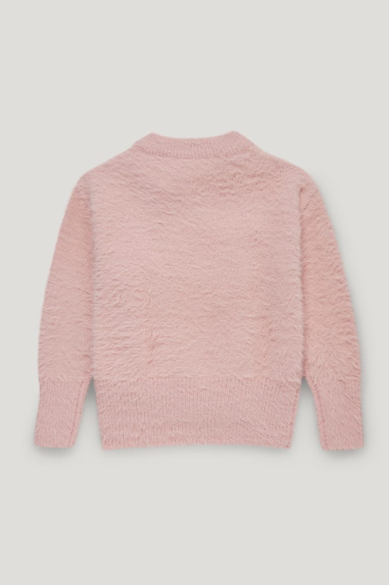 Rose C&A Unicorn Shiny Girls' Jumper | OLGWM-5042