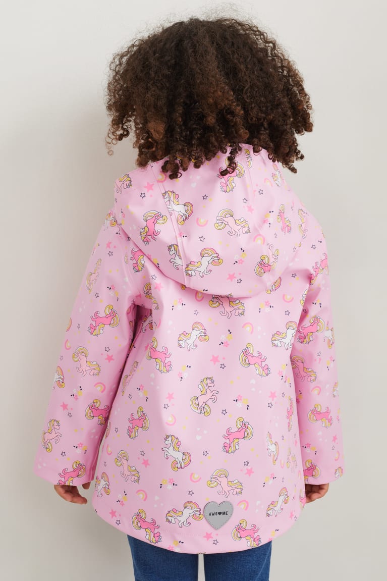 Rose C&A Unicorn With Hood Girls' Jackets | OQGER-1207