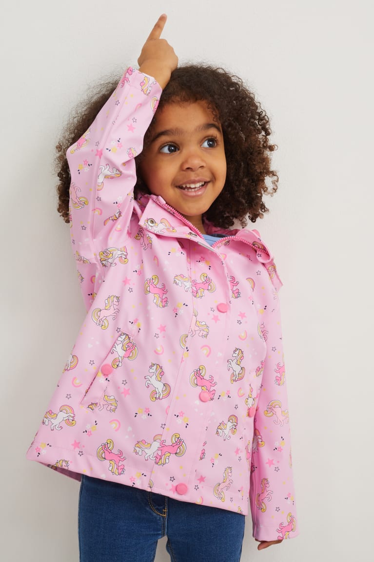 Rose C&A Unicorn With Hood Girls\' Jackets | OQGER-1207