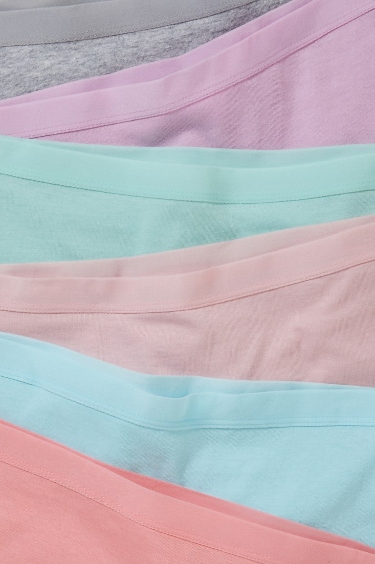 Rose / Turquoise C&A Multipack Of 10 Organic Cotton Girls' Underwear | MONUE-8397