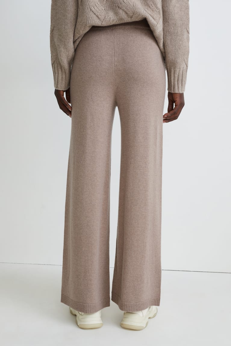 Taupe C&A Cashmere Women's Trousers | CENYD-5247