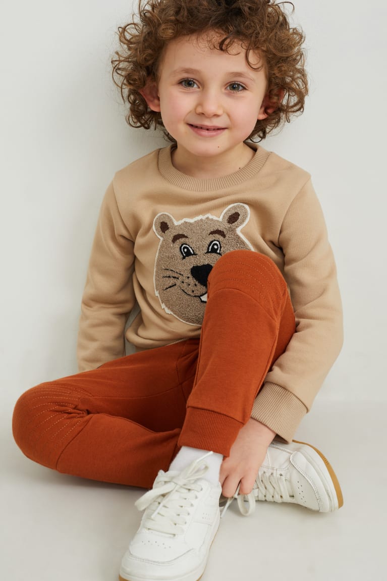 Taupe C&A Girls' Sweatshirts | XPNES-6935