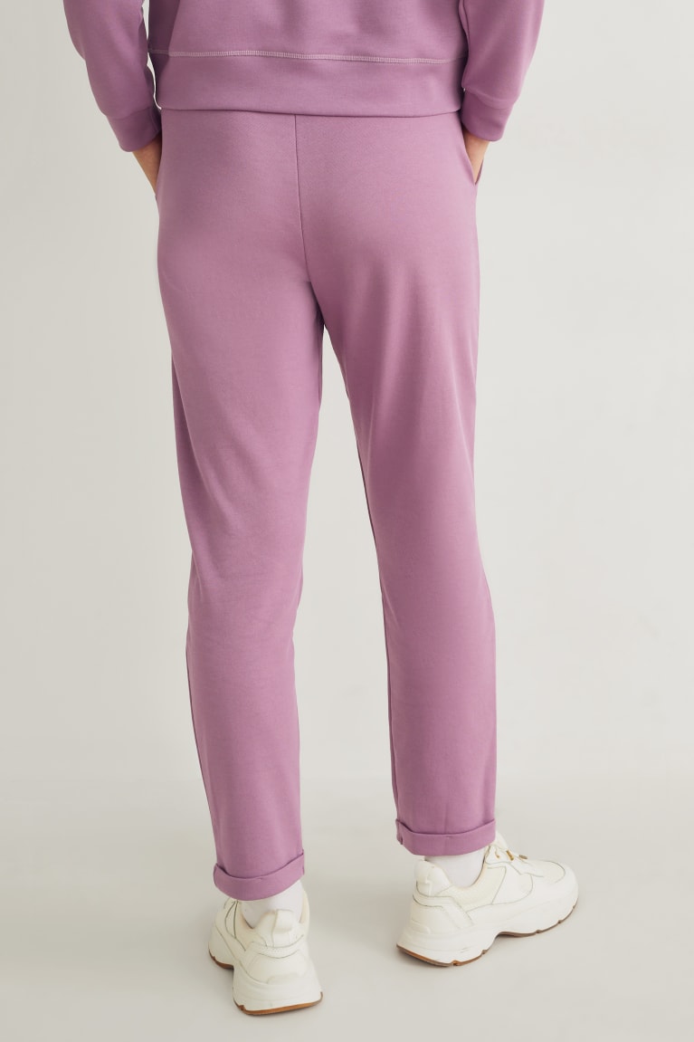 Violet C&A Jersey Skinny Fit Women's Trousers | BUSKH-8704