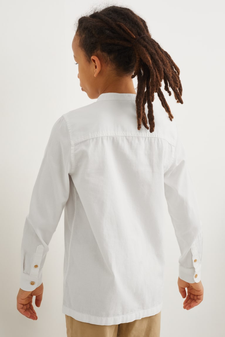 White C&A Boys' Shirts | WPVXR-0475