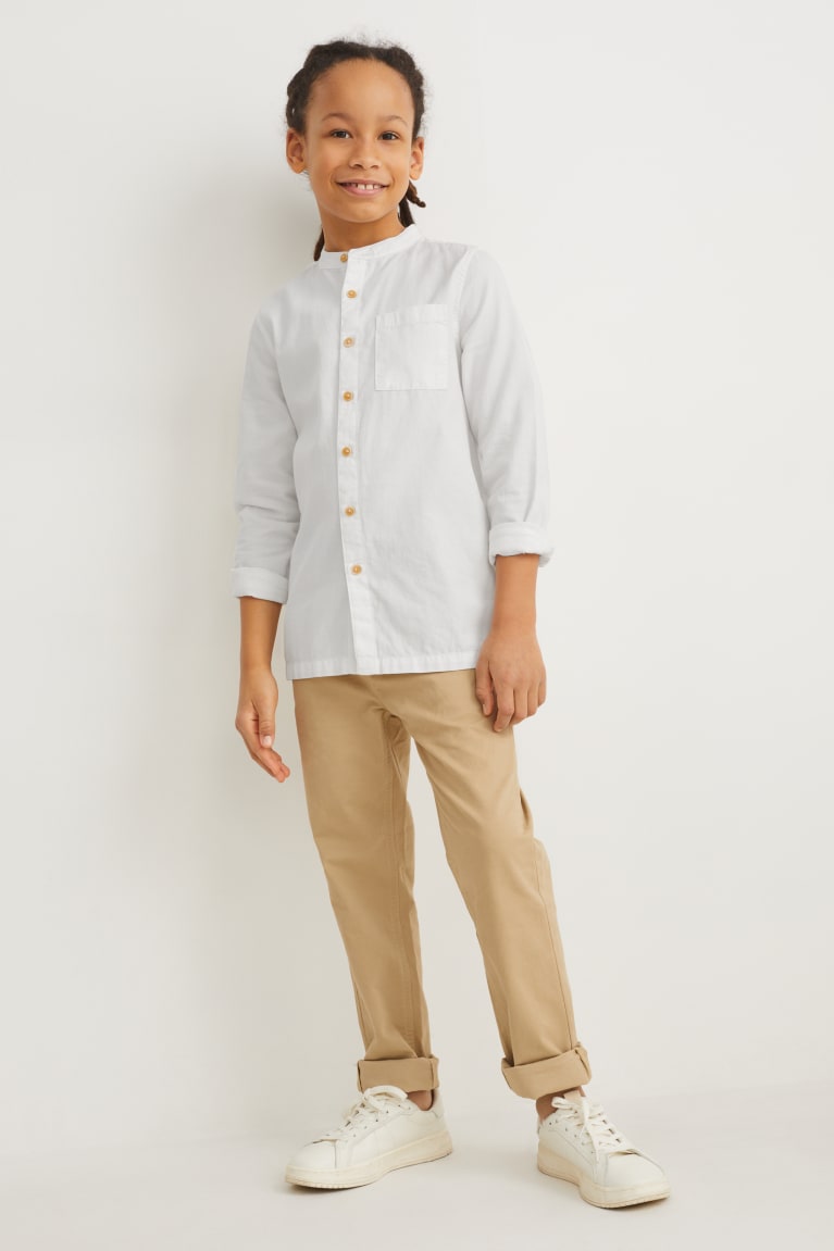 White C&A Boys' Shirts | WPVXR-0475