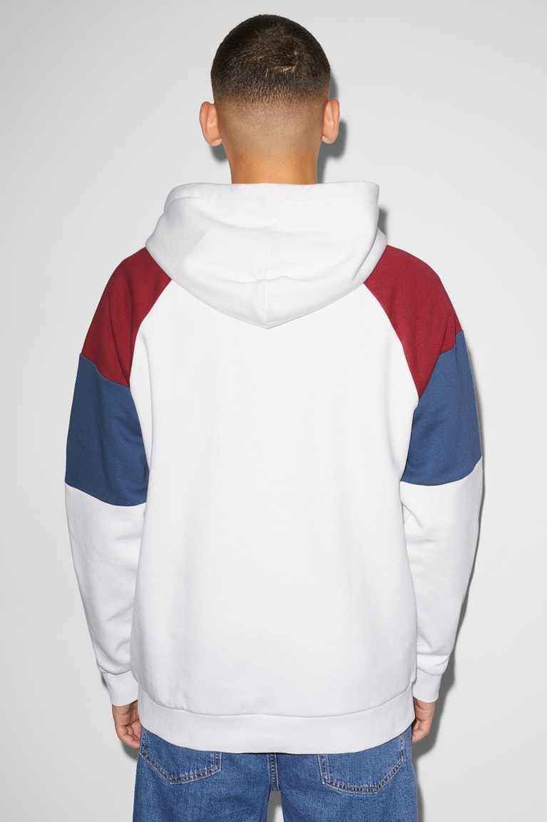 White C&A Clockhouse Men's Sweatshirts | BVLEJ-4201