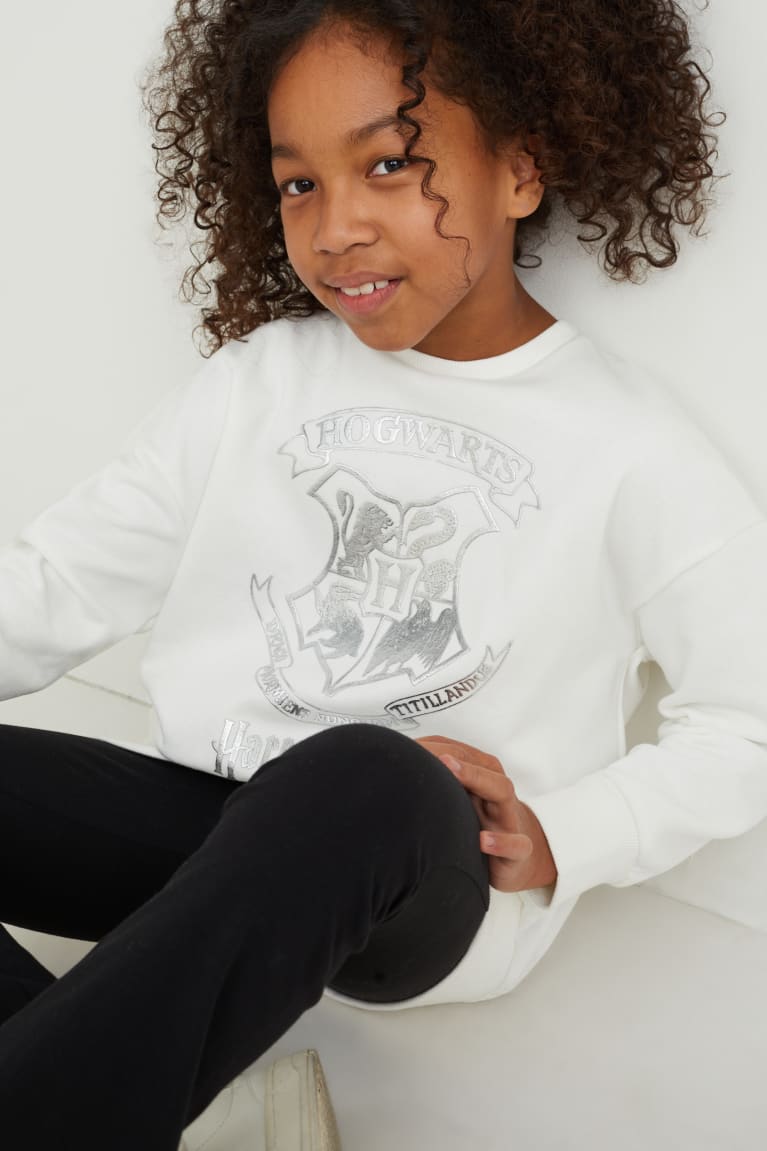 White C&A Harry Potter Set And Leggings 2 Piece Girls' Sweatshirts | JIXEQ-4236