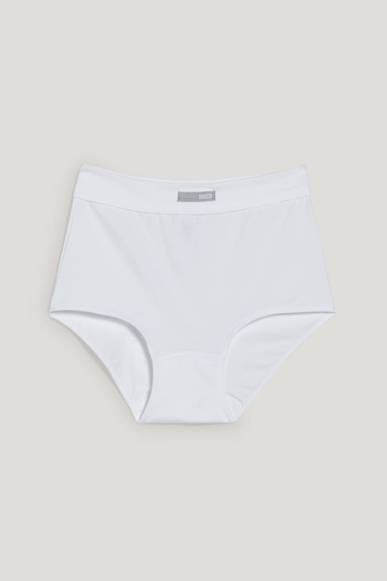 White C&A Hipster Briefs Organic Cotton Women's Underwear | BFYHJ-8417