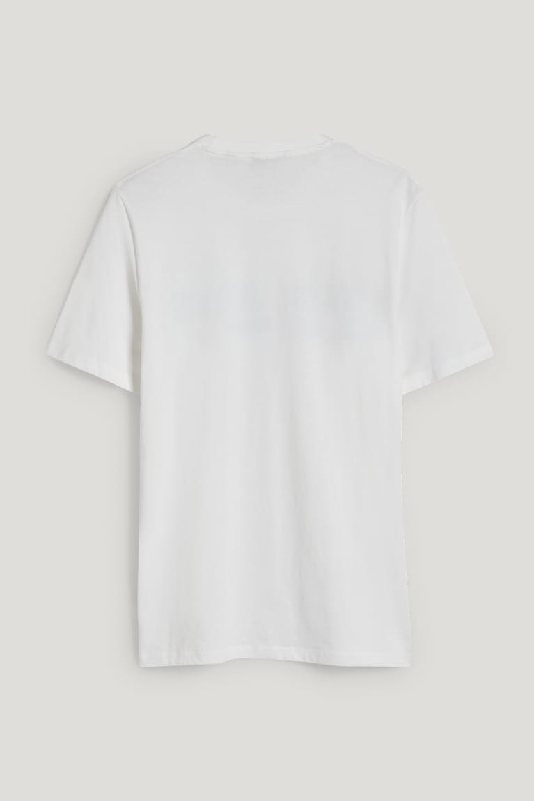 White C&A Men's T-shirts | BKCVS-2105