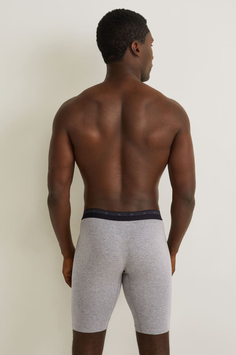 White C&A Multipack Of 3 Trunks Organic Cotton Lycra® Men's Underwear | BDEQF-2630