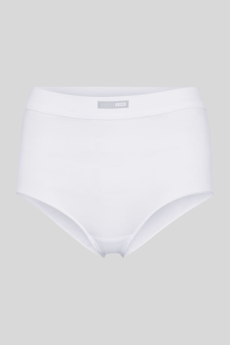 White C&A Speidel Briefs With Organic Cotton Women's Underwear | PKJLZ-5476