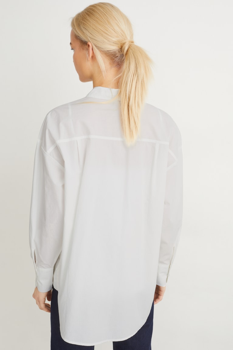 White C&A Women's Blouses | JOIAK-6249