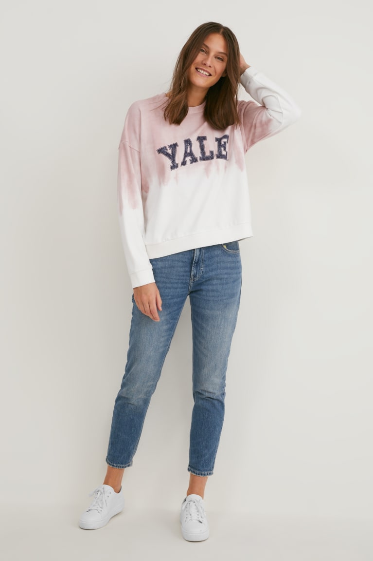 White C&A Yale University Women's Sweatshirts | HPATW-3015