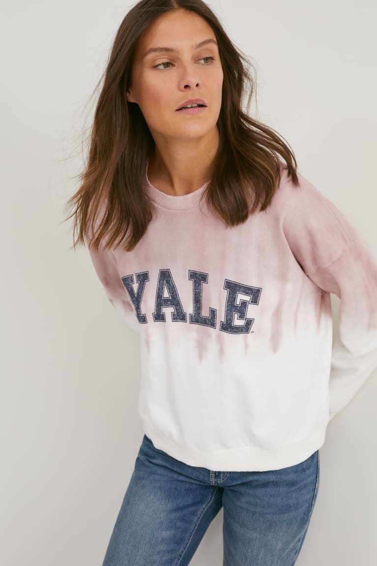 White C&A Yale University Women\'s Sweatshirts | HPATW-3015