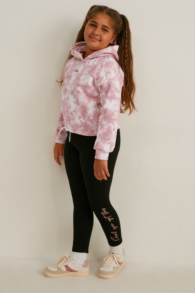 White / Rose C&A Extended Sizes Multipack Of 2 Girls' Hoodie | ASTCJ-5803