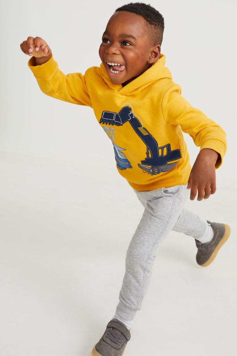 Yellow C&A Digger Girls' Hoodie | WTXIP-2645