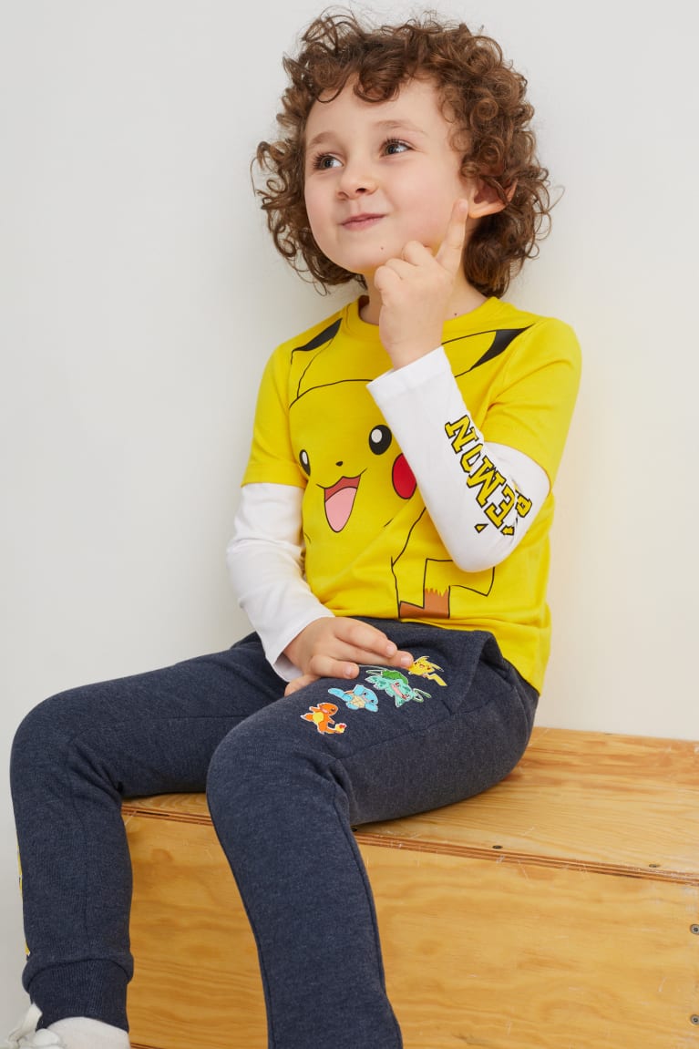 Yellow C&A Pokémon Long Sleeve Boys' Top | EFNRZ-8905