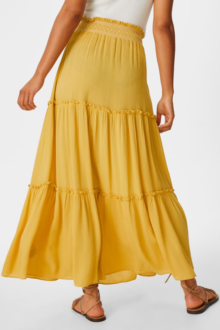 Yellow C&A Women's Skirts | LCIXO-7619